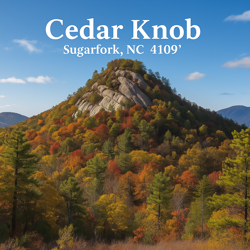 Aerial terrain view of Cedar Knob Nexus